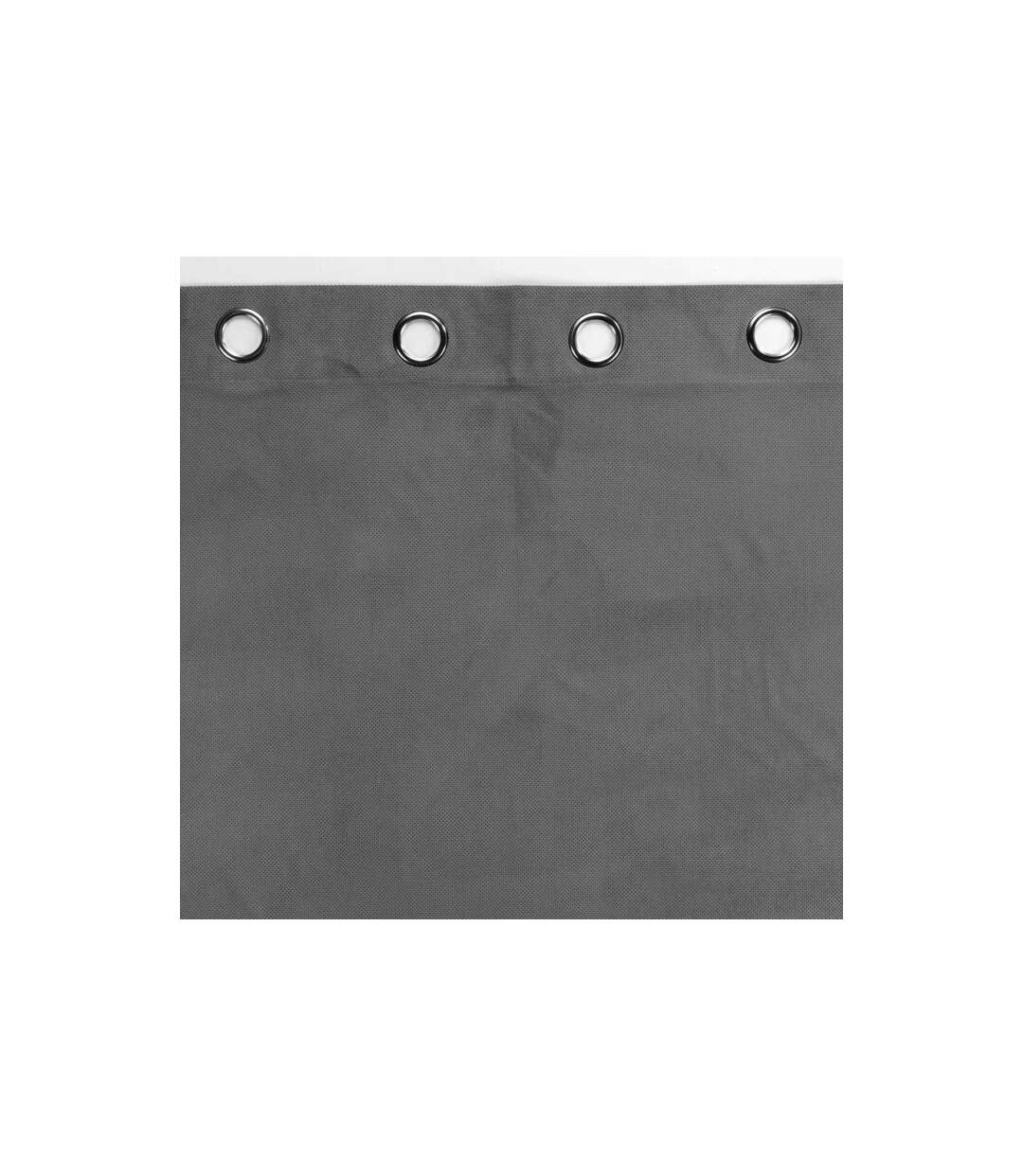 Rideau à Œillets Velouriane 140x260cm Gris Anthracite-3
