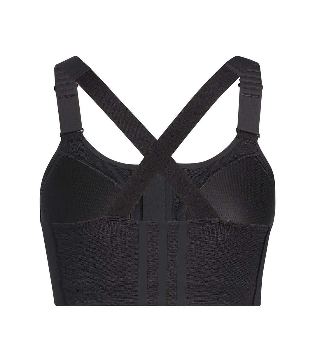 Womens/ladies Tlrd Impact Sports Bra Black White Adidas-3