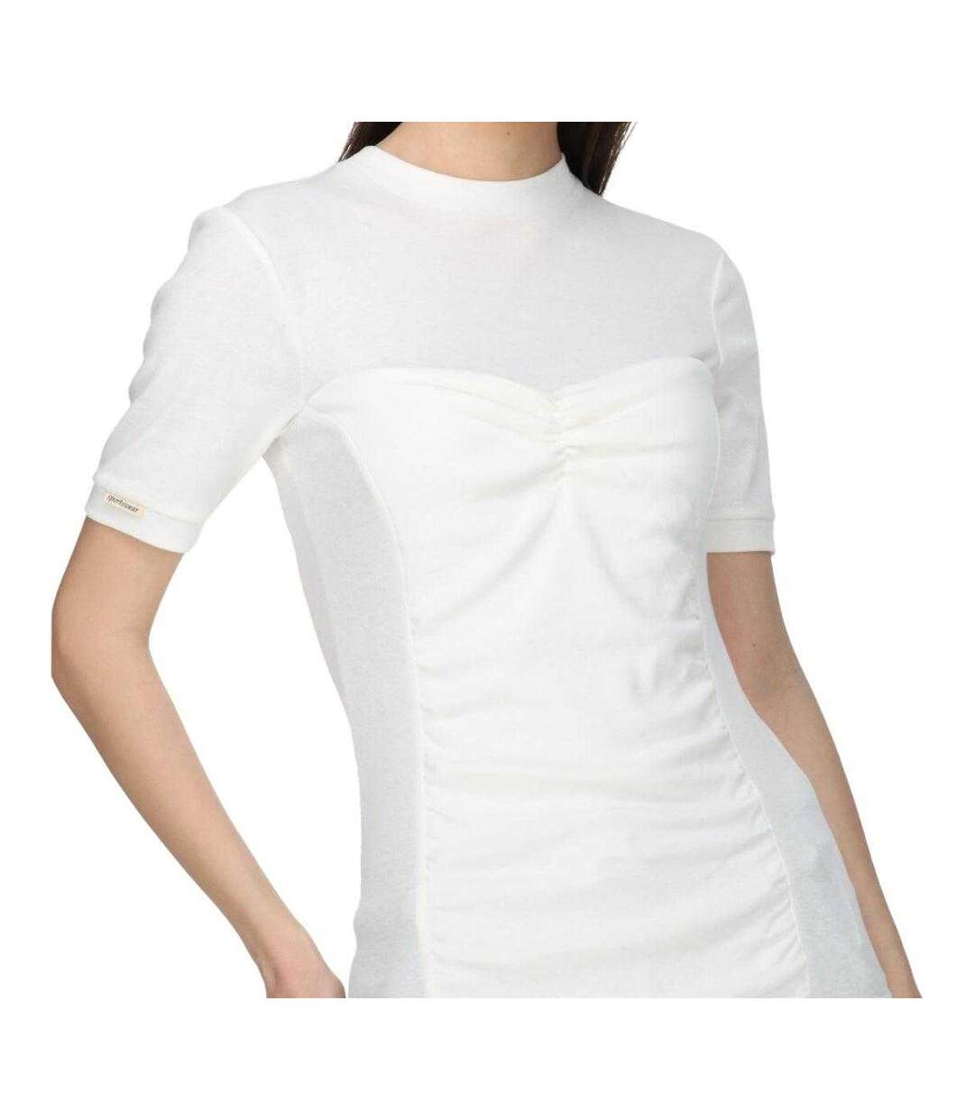 T-shirt Sport Motif/style Ruché Femme Blanc Nike-3