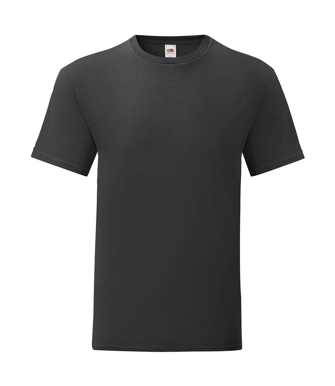 T-shirt iconic homme noir Fruit of the Loom