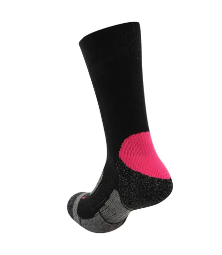 Pack Of 2  Womens/ladies Walking Socks  Black Fucshia Passion Karrimor