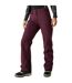Pantalon De Ski Extensible À Taille Ajustable Ice Femme Pourpre Regatta-1
