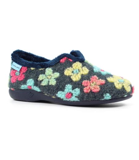 Chaussons Lychee Femme Bleu Lunar