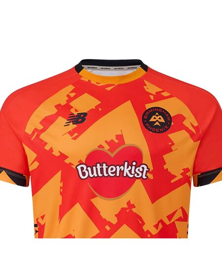 Mens Birmingham Phoenix Cricket Shirt Orange New Balance