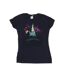 Disney T-Shirt coton Lightyear Buzz et Zurg Femme/Ladies (Bleu marine) - UTBI29073-1