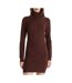 Robe pull marron femme tommy hilfiger tjw ess turtleneck-1