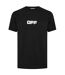 T-shirt Homme Noir Off White-1
