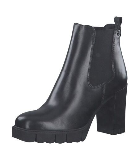 Bottine à Talon Cuir Tamaris