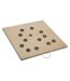 Jeu de Palets en Bois 70x70cm Beige-1