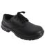 Comfort grip lace up safety shoes black Dennys