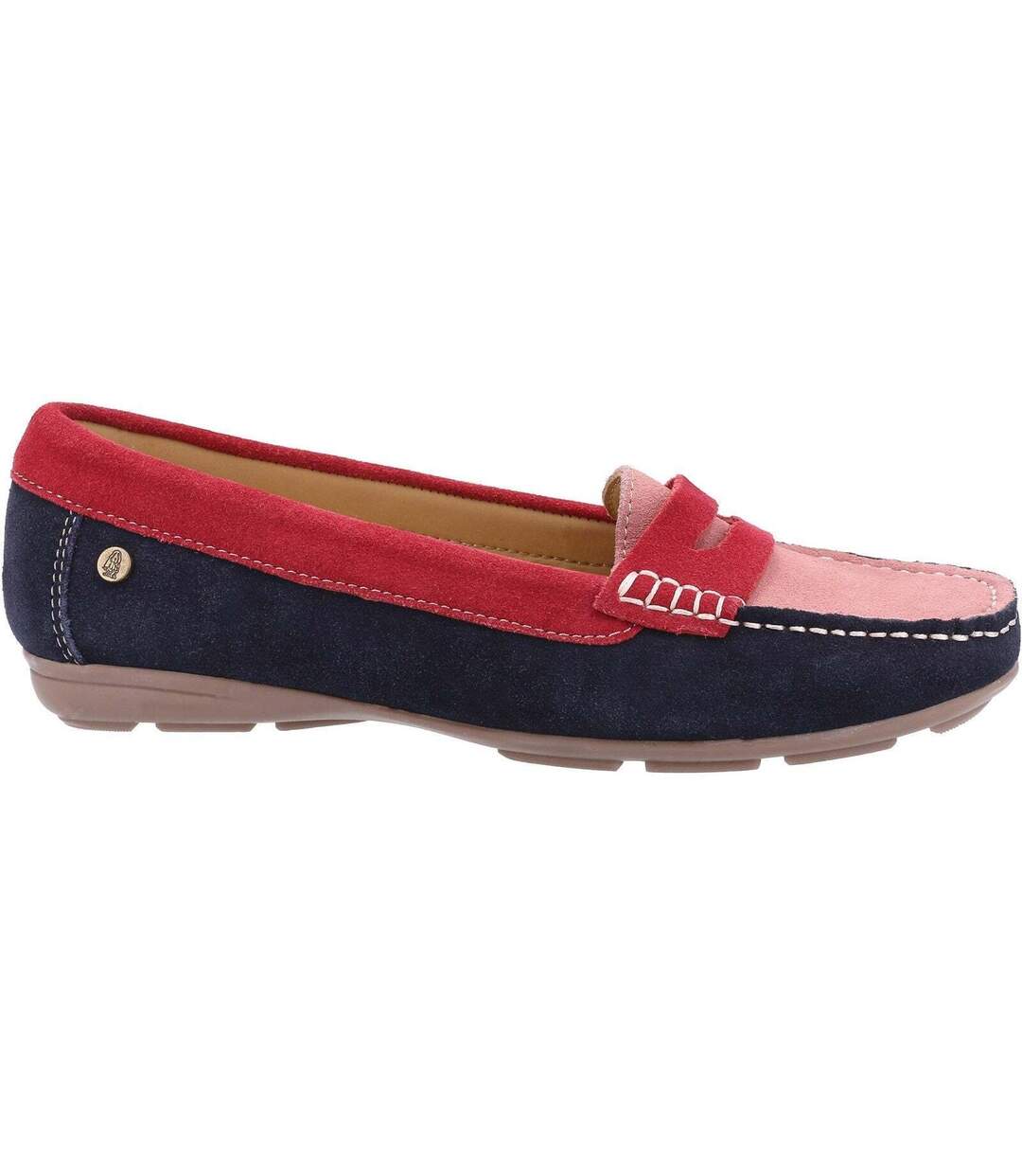 Mocassins margot femme rouge / rose / bleu marine Hush Puppies