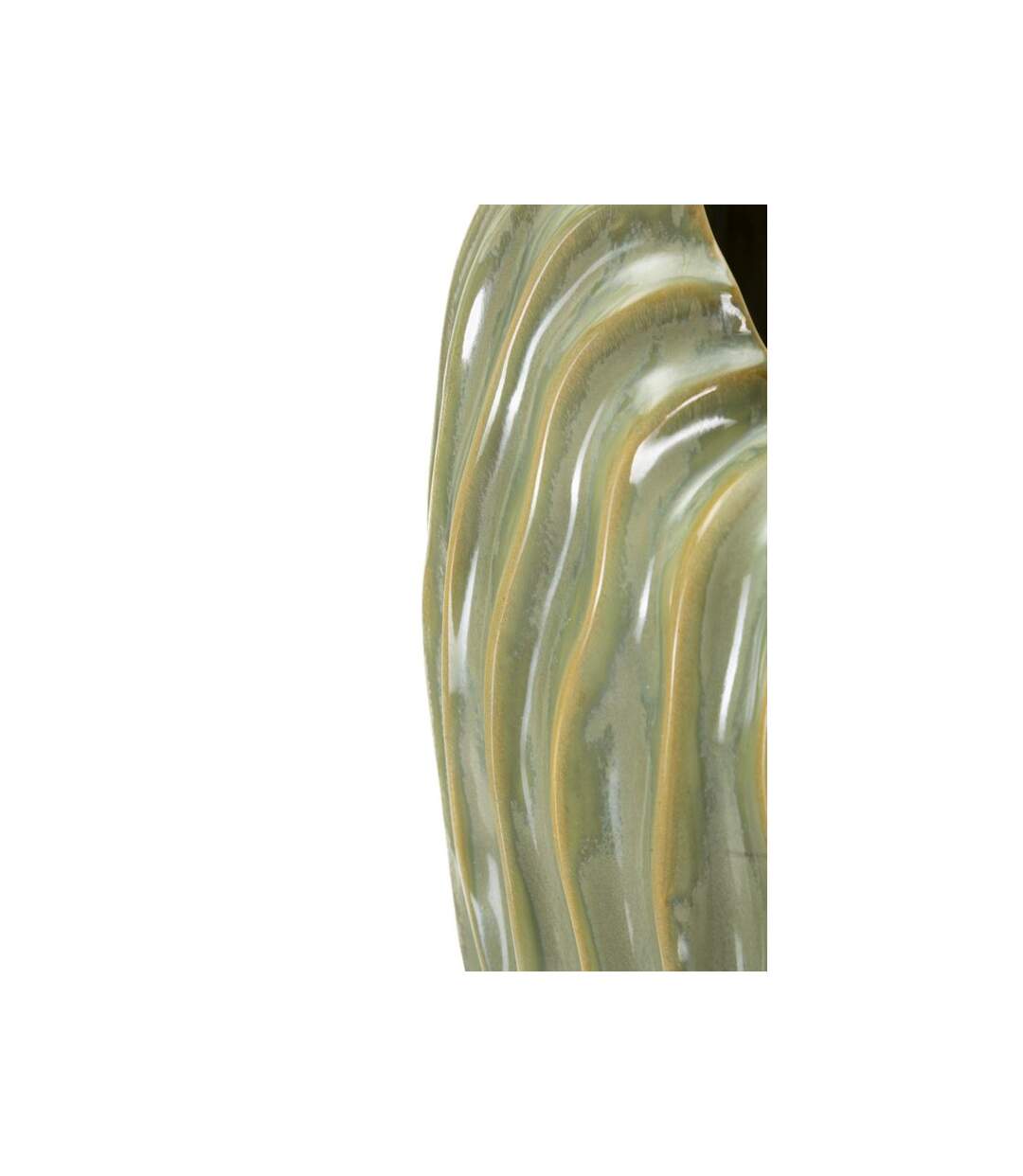 Vase en Céramique Venice 39cm Vert-5