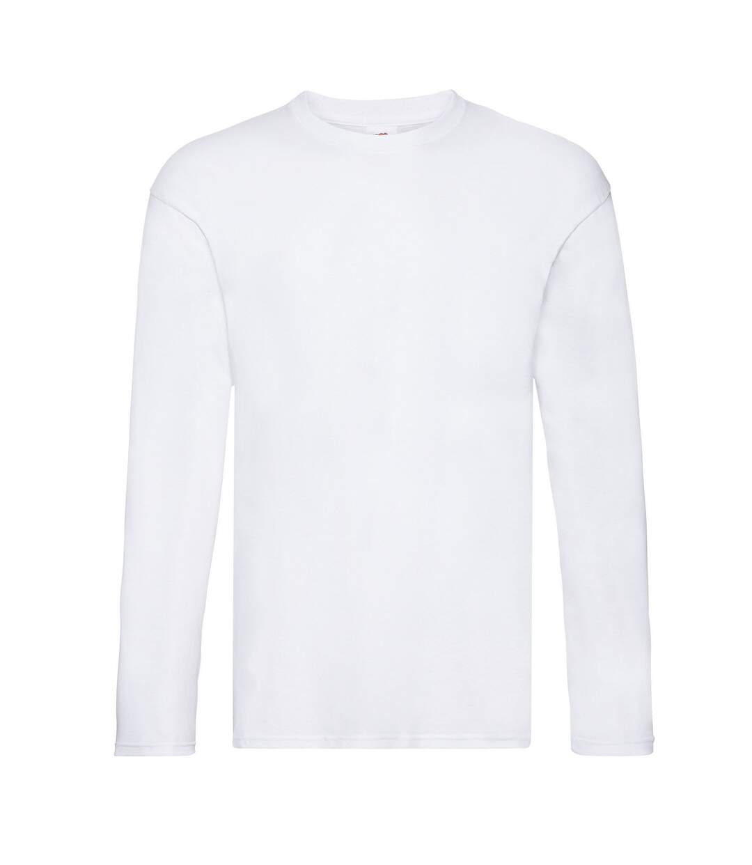 Mens original long-sleeved t-shirt white Fruit of the Loom-1