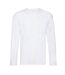 Mens original long-sleeved t-shirt white Fruit of the Loom-1