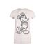 Disney - T-shirt - Femme (Beige pâle / Noir) - UTTV568-1