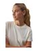 T-shirt Waw24ttshf1650 Femme Beige 4F-3