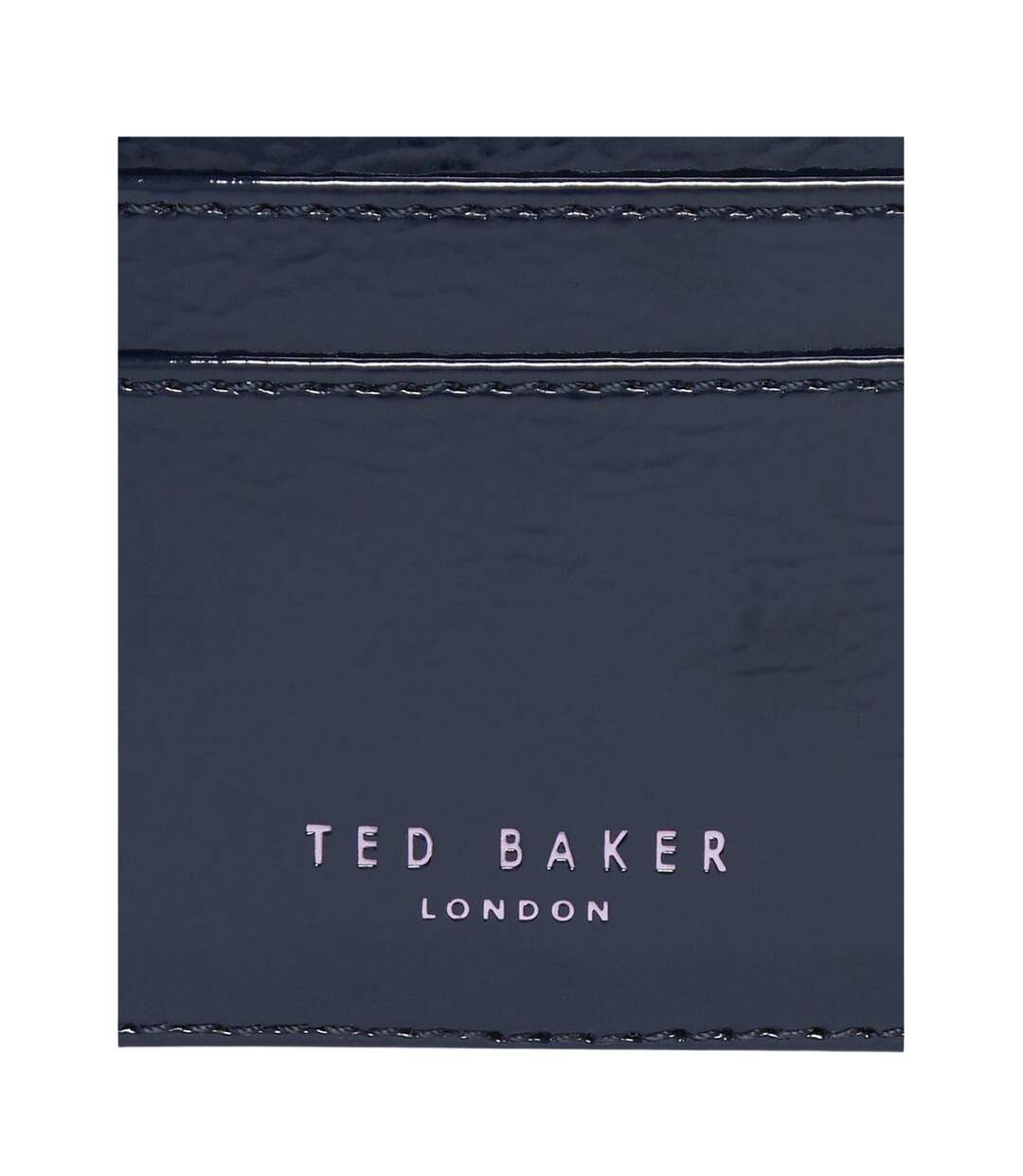 Porte-cartes Motif/style Logo Crink Taille Unique Bleu Marine Ted Baker-3