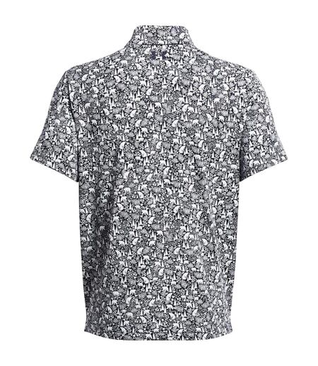 Mens Playoff Performance Polo Shirt Blue Under Armour