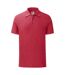 Polo Iconic Homme Rouge Chiné Fruit Of The Loom-1