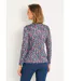 T-shirt col montant chaud motif graphique-2