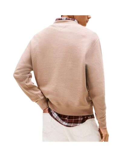 Sweat marron homme tommy hilfiger dm0dm21622