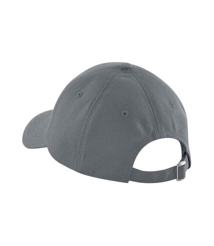 Unisex adult authentic baseball cap graphite grey Beechfield