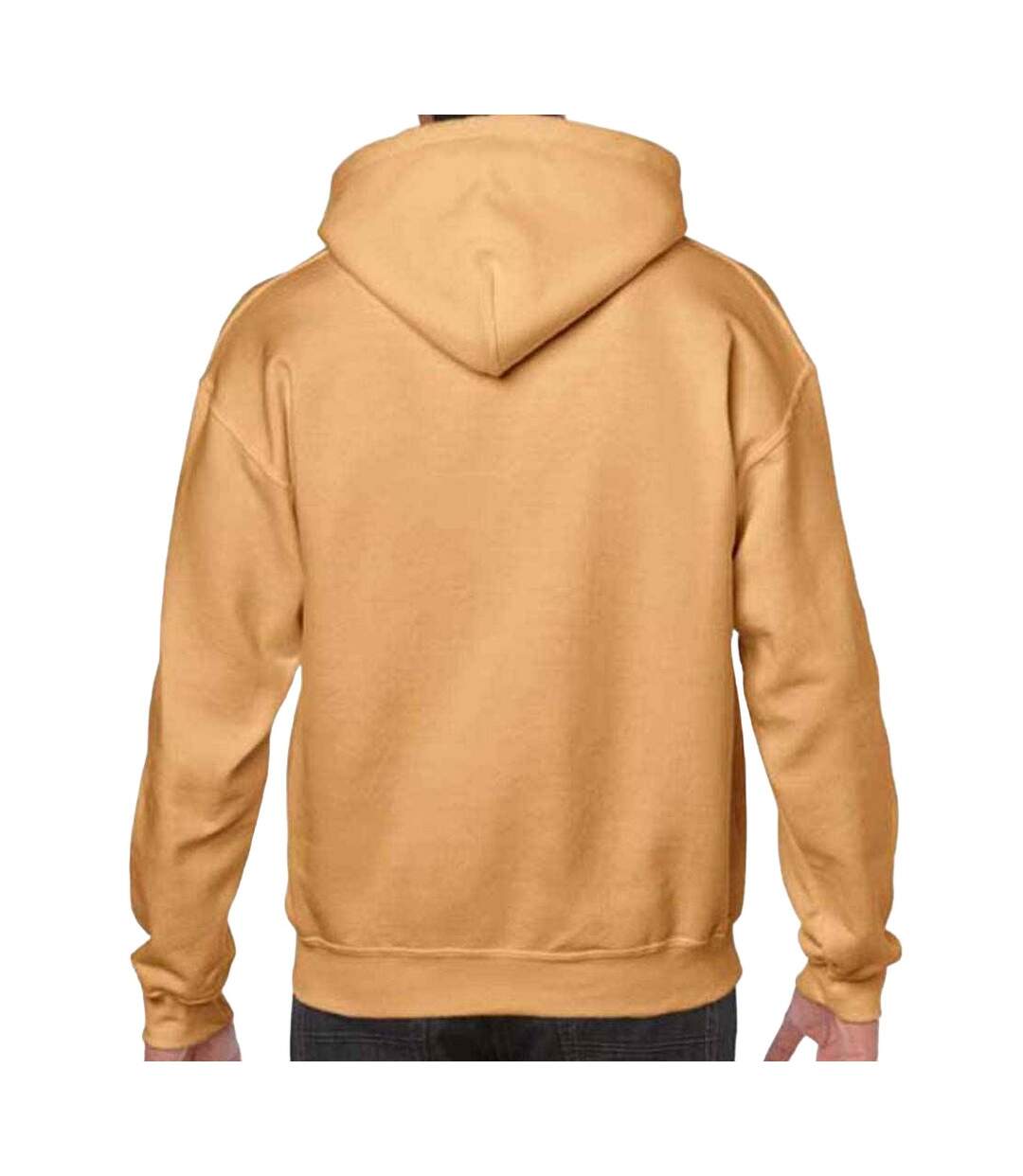 Sweat à capuche homme orange Gildan-2