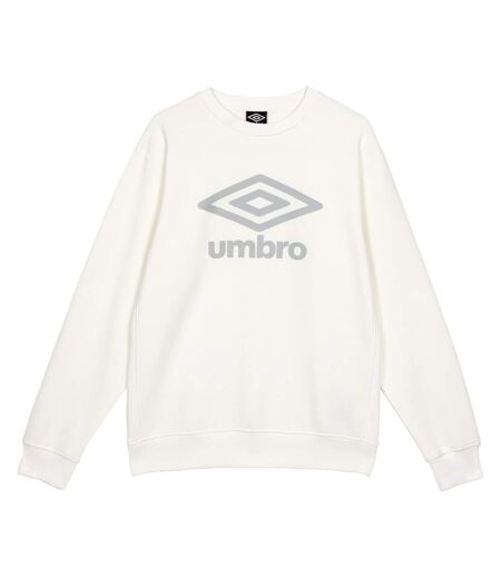 Umbro Mens Core Sweatshirt (Ecru/High Rise Gray)