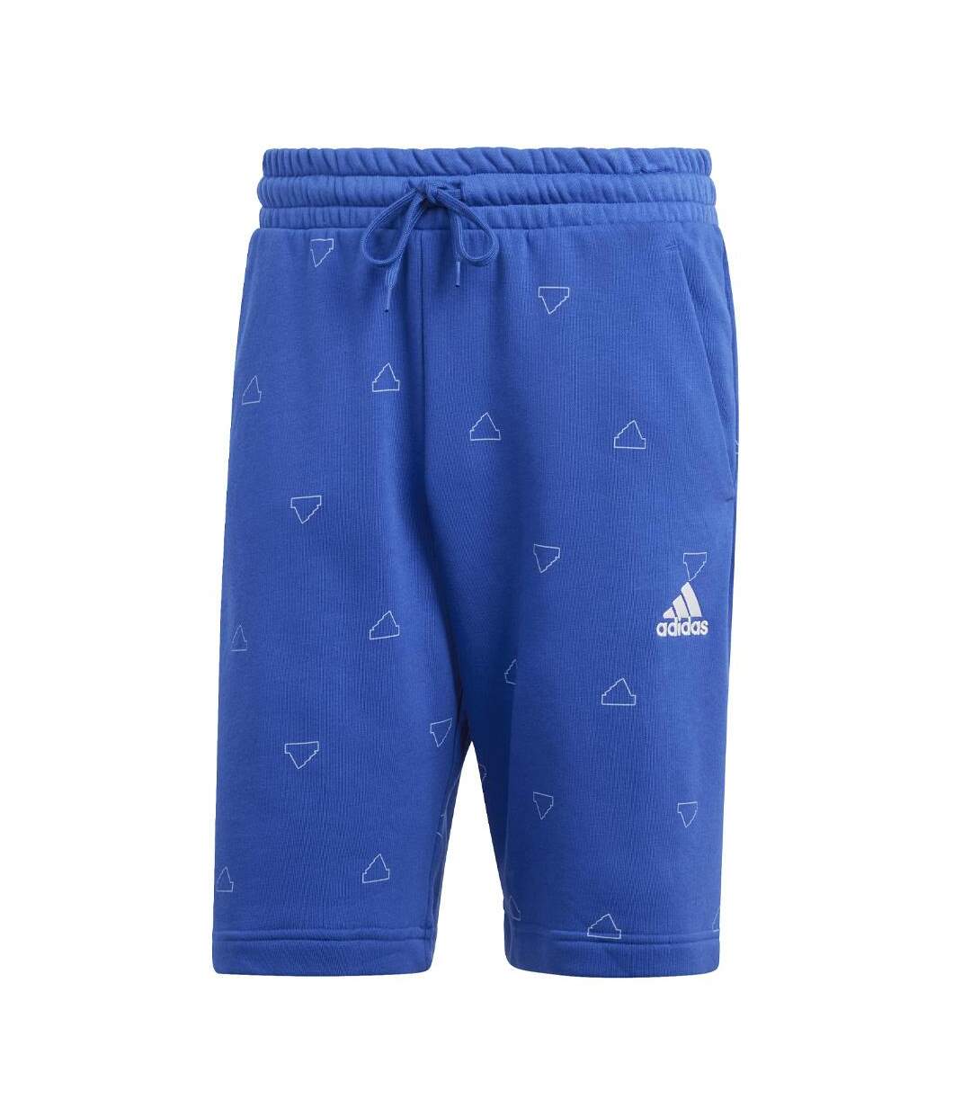 Short bleu homme adidas monogramme-2