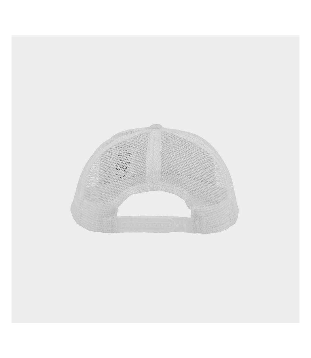 Casquette trucker effet usé rapper mixte blanc Atlantis-2