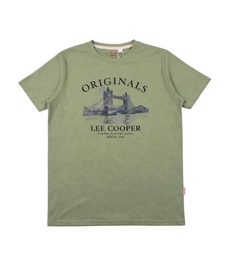 T-Shirt kaki homme lee cooper lcn820