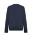 Mens Stitch Crew Neck Sweatshirt Navy Boss-2