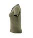 Womens/ladies Grasse Crossover Polo Shirt Moss Green Mascot-3