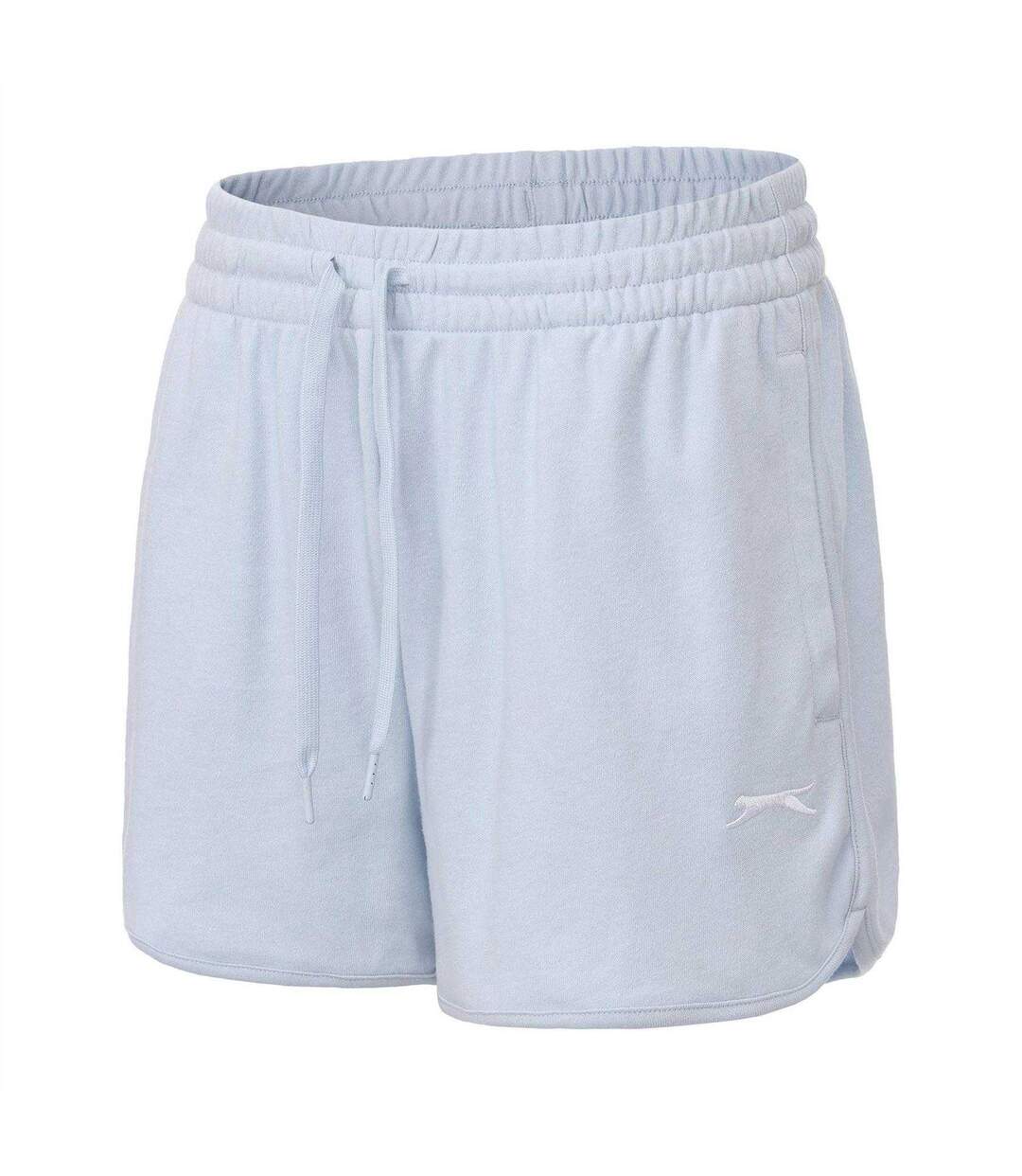 Womens/ladies Lightweight Shorts Light Blue Slazenger-3