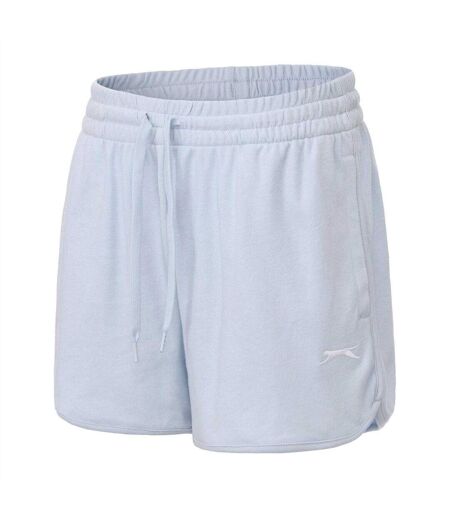 Womens/ladies Lightweight Shorts Light Blue Slazenger