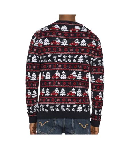 Pull de Noël Marine/Rouge Homme Only & Sons Xmas - L