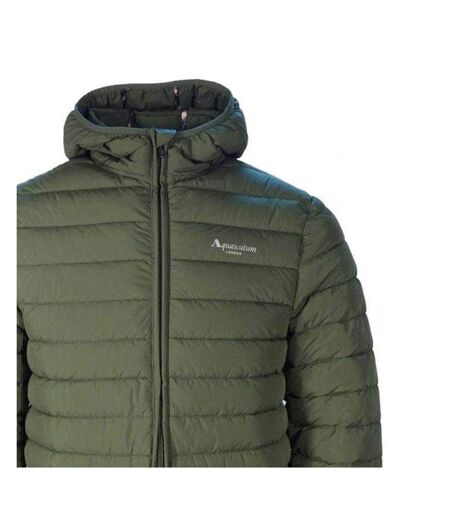 Mens Active Active Hooded Jacket Green Aquascutum