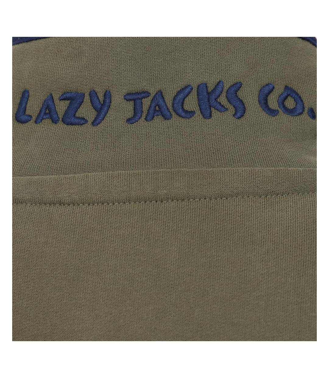 Sweat Femme Vert Kaki Lazy Jacks-4
