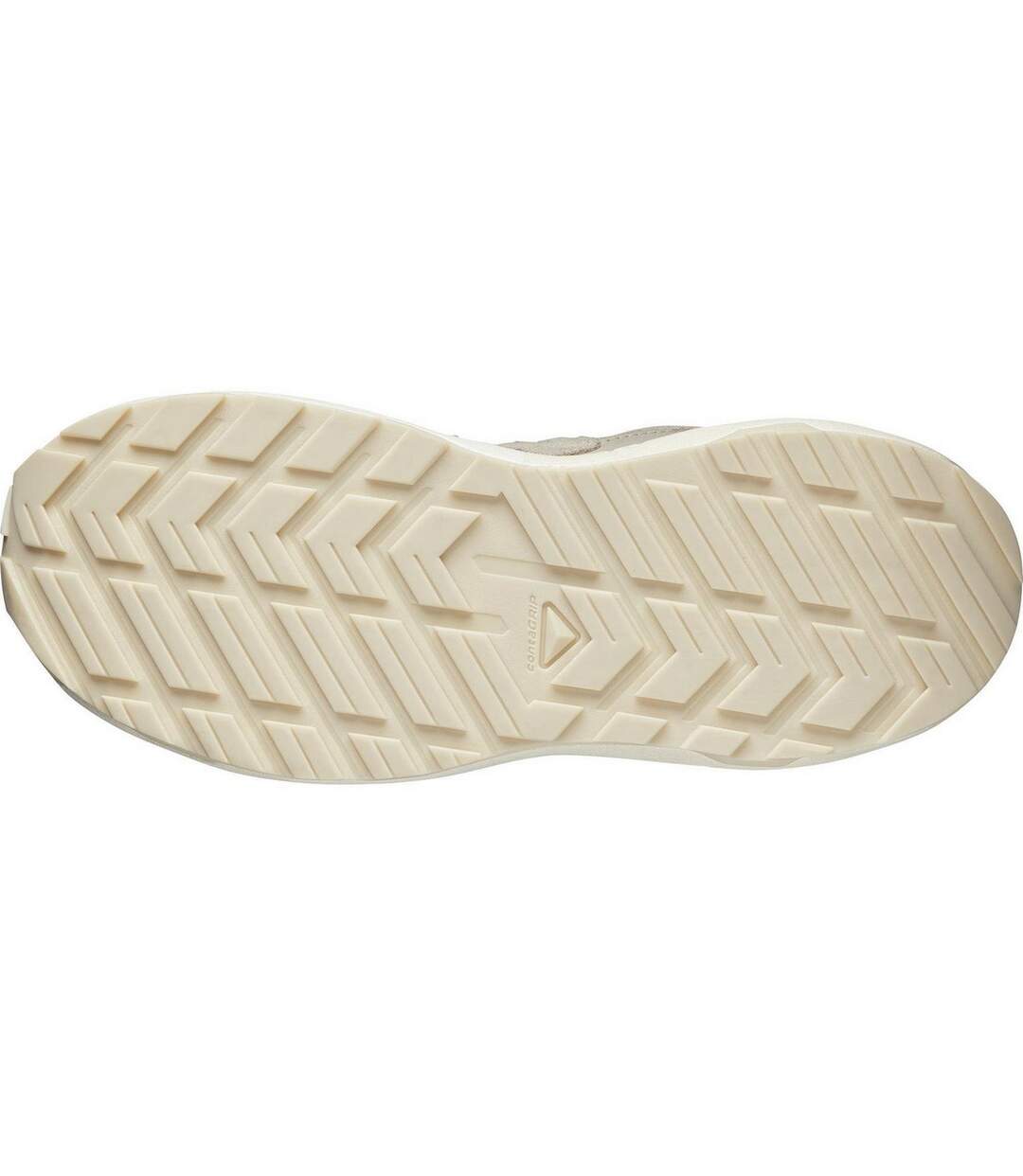 Womens/ladies Xc Roam Leather Running Trainers Almond Milk Salomon-4