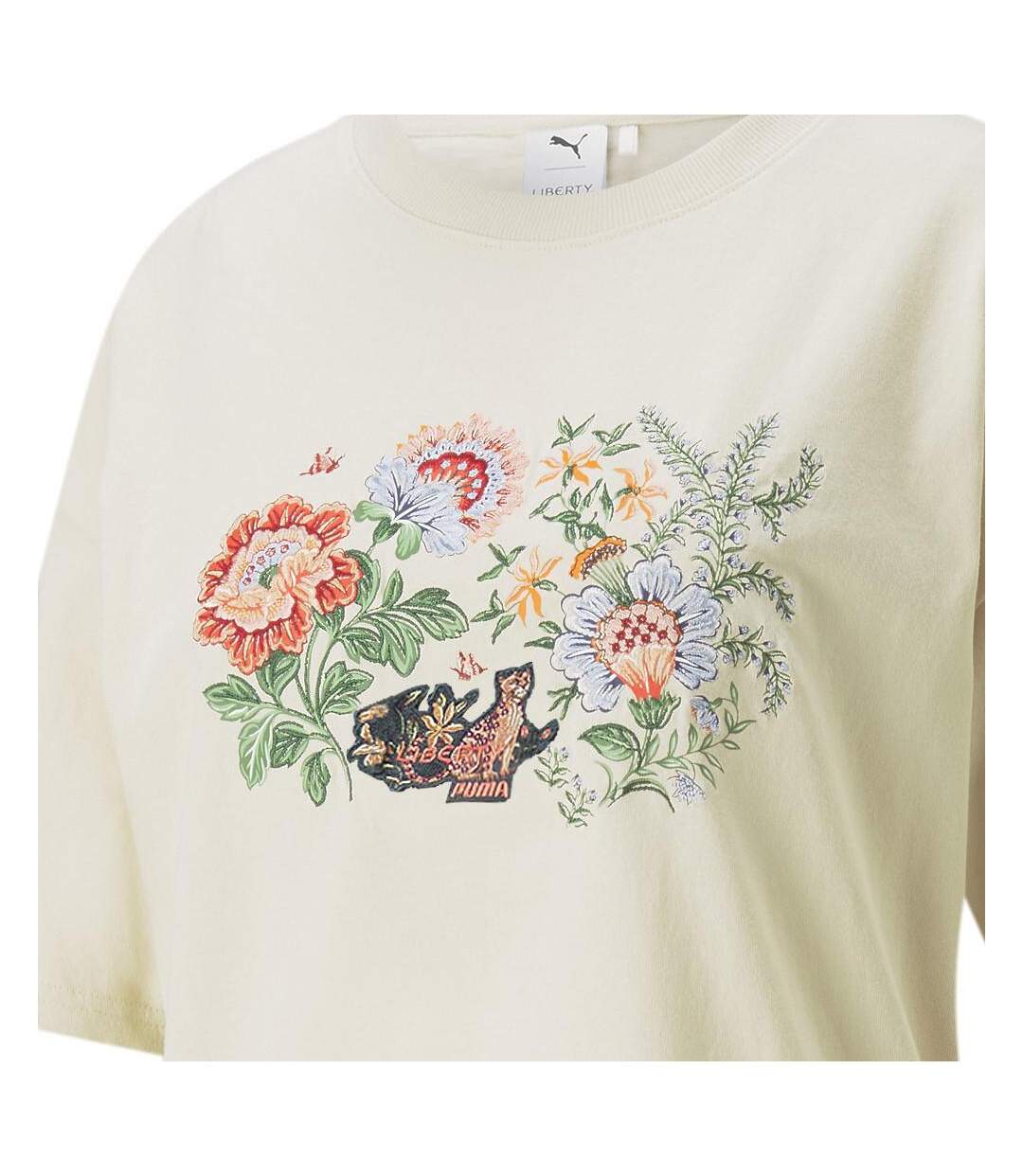 T-shirt Beige Femme Puma x Liberty - S