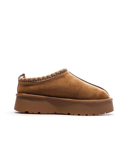 Chaussons camel femme xti microfiber