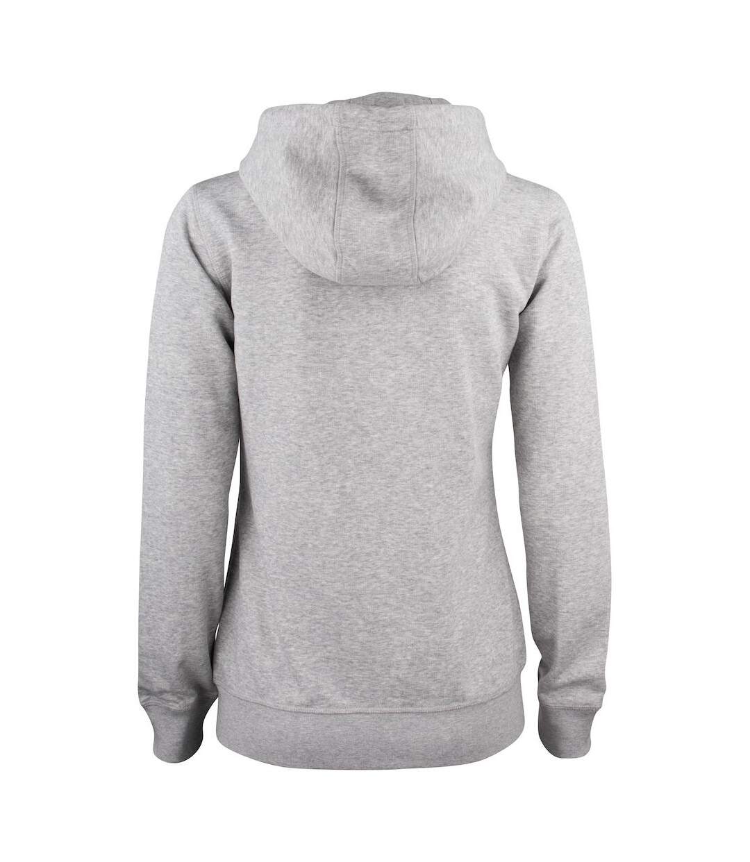 Veste à capuche premium femme gris chiné Clique