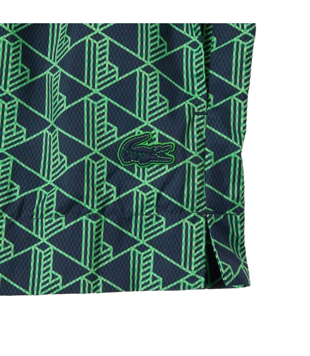 Short Femme Vert Bleu Lacoste-3