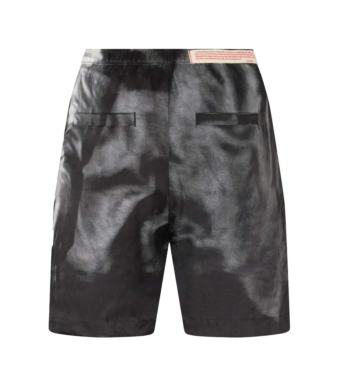 Unisex Adult Graphic Print Regular Casual Shorts Black Diesel-2