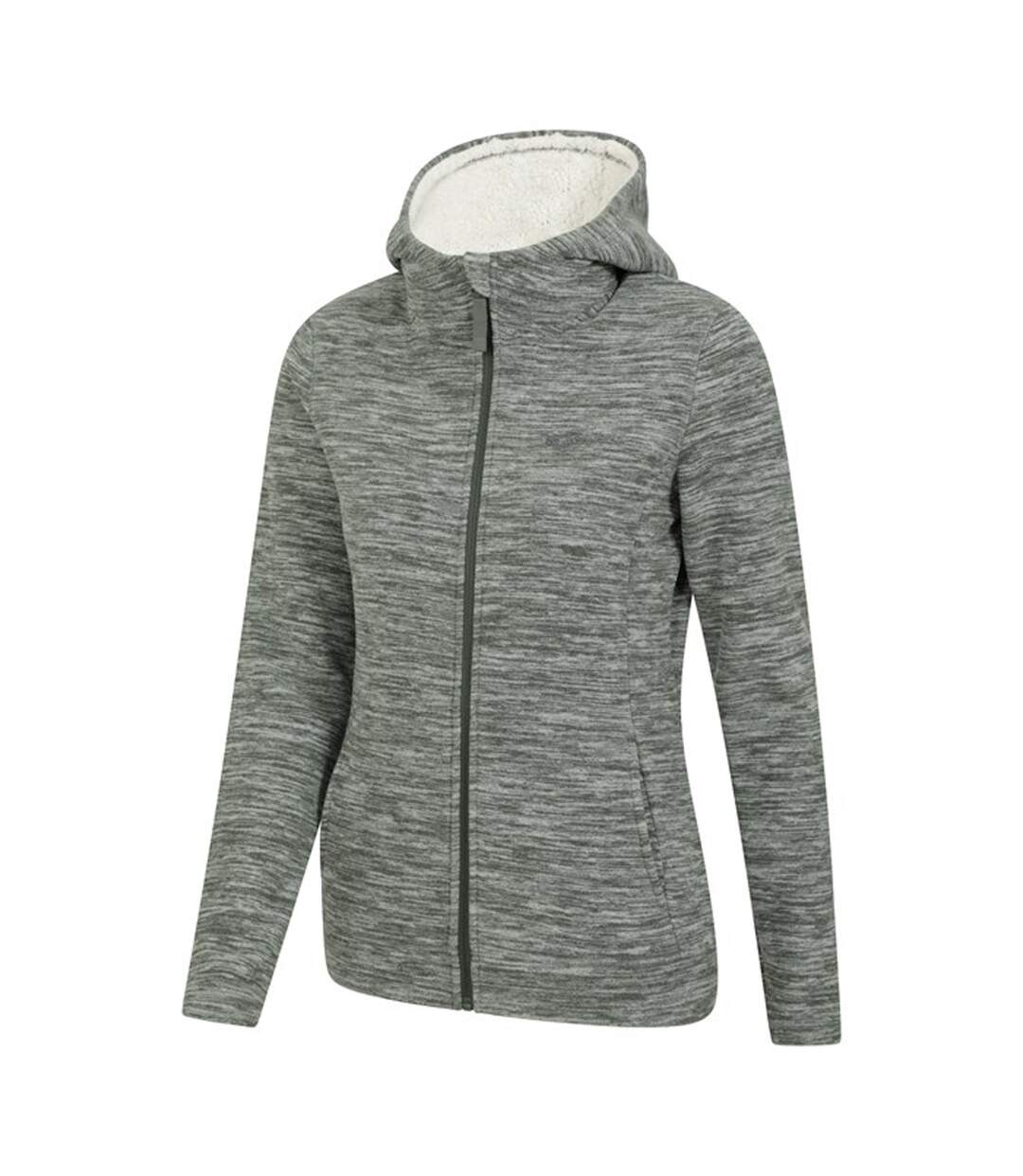 Veste À Capuche Snowdonia Femme Vert Kaki Mountain Warehouse-3