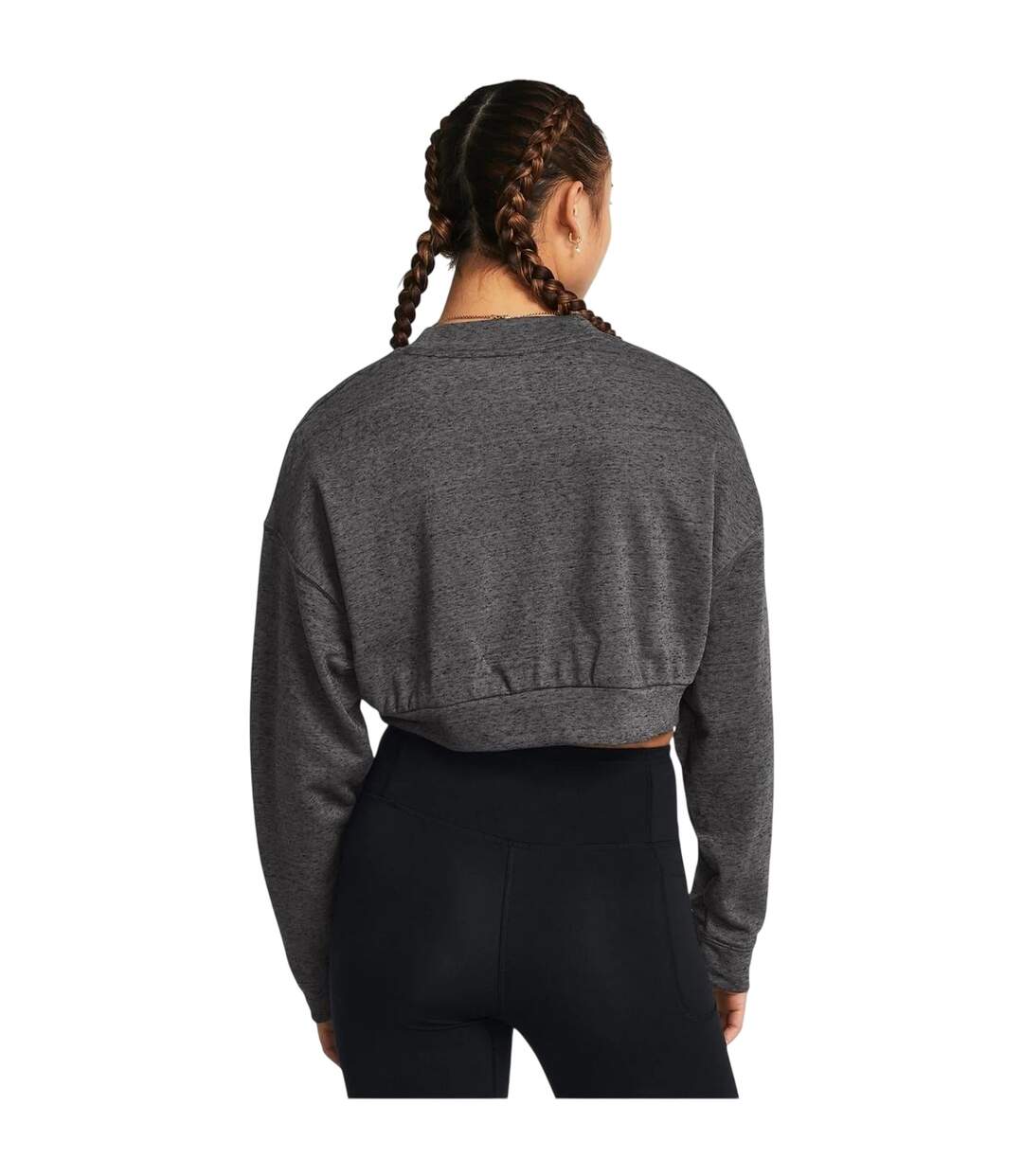 Sweat Court Rival Femme Gris Under Armour-2