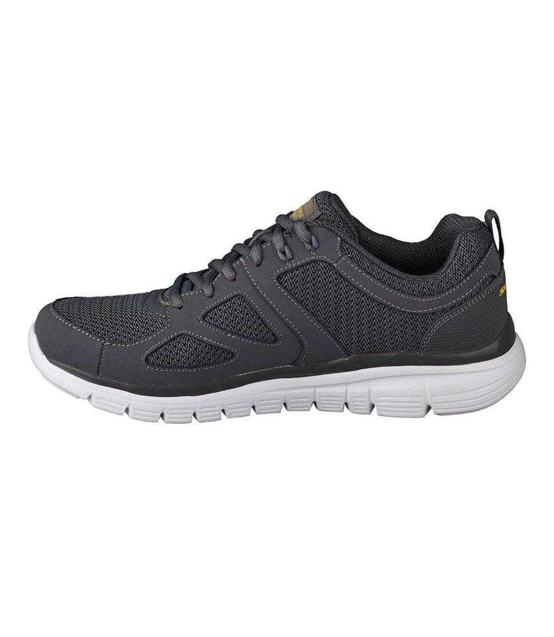 Baskets Burns Agoura Homme Gris Charbon Gris Argent Skechers-2