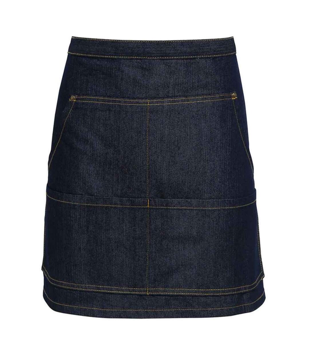 Tablier taille taille unique denim indigo Premier-1