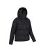 Womens/ladies Cosy Extreme Short Down Jacket Black Mountain Warehouse-4