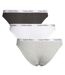 Pack Of 3  Womens/ladies Carousel Briefs  Grey Calvin Klein-2